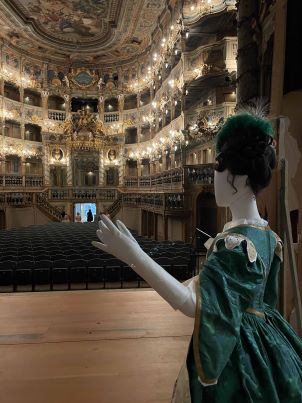 Blick in das Opernhaus Bayreuth